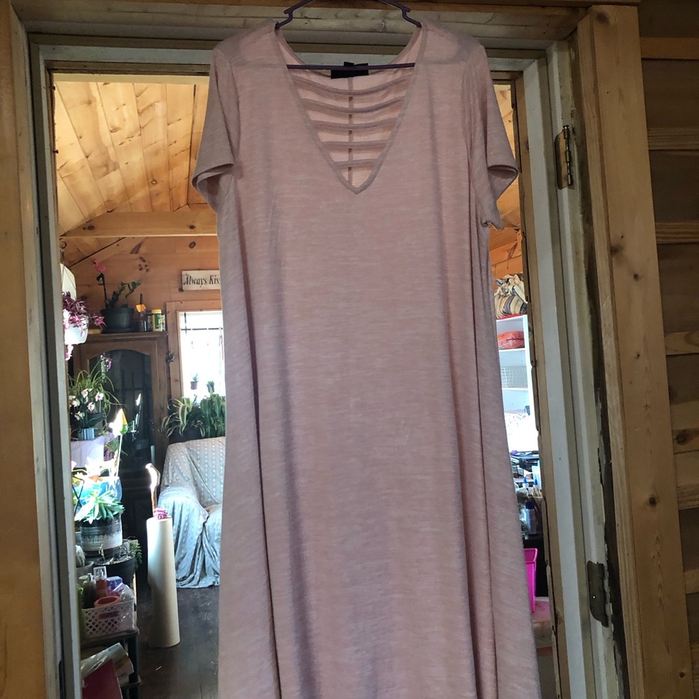 Lane Bryant Pink Dress